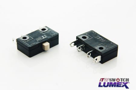 Reconhecido pela UL: Microinterruptores em miniatura 10A - Microinterruptores Série 16
